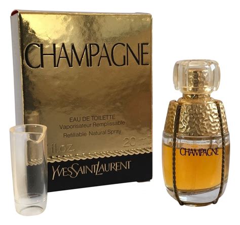 flacon vide champagne yves saint laurent|Parfum champagne yves saint laurent .